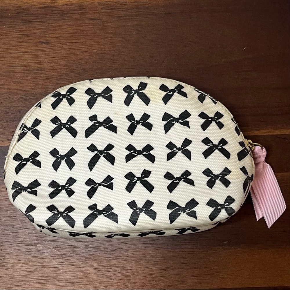 J.Crew Cream Makeup Pouch